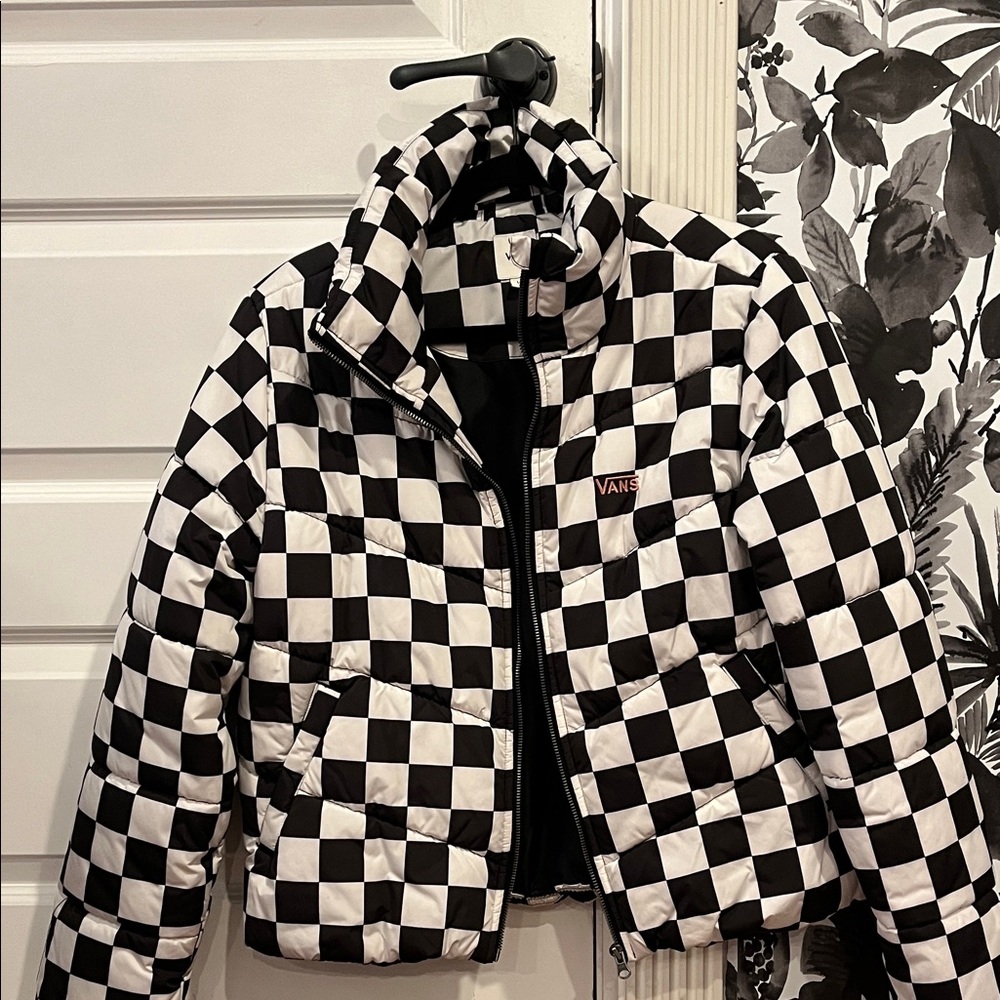 Vans Black and White Checkered coat